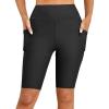 image:imageYonique Womens Swim Shorts High Waisted Swim Bottoms Tummy Control Bathing Suit Bottom Boy ShortsAvailable in PlusBlack 02
