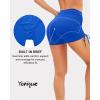 image:imageYonique Women Swim Shorts High Waisted Swimsuit Shorts Tummy Control Bathing Suit Bottom Plus Size BoyshortsBlue
