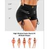 image:imageYonique Women Swim Shorts High Waisted Swimsuit Shorts Tummy Control Bathing Suit Bottom Plus Size BoyshortsBlue