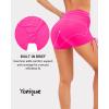 image:imageYonique Women Swim Shorts High Waisted Swimsuit Shorts Tummy Control Bathing Suit Bottom Plus Size BoyshortsHot Pink
