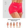 image:imageYonique Women Swim Shorts High Waisted Swimsuit Shorts Tummy Control Bathing Suit Bottom Plus Size BoyshortsHot Red
