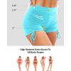 image:imageYonique Women Swim Shorts High Waisted Swimsuit Shorts Tummy Control Bathing Suit Bottom Plus Size BoyshortsLake Blue