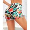 image:imageYonique Women Swim Shorts High Waisted Swimsuit Shorts Tummy Control Bathing Suit Bottom Plus Size BoyshortsStriped and Floral
