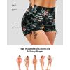 image:imageYonique Women Swim Shorts High Waisted Swimsuit Shorts Tummy Control Bathing Suit Bottom Plus Size BoyshortsTeal Floral