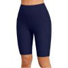 image:imageYonique Womens Swim Shorts High Waisted Swim Bottoms Tummy Control Bathing Suit Bottom Boy ShortsAvailable in PlusNavy Blue 04