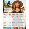 image:imageYonique Women Plus Size Tankini with Shorts  Two Piece Bathing Suit with Pockets Tummy Control Twist Front SwimsuitBlack