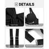 image:imageYonique Women Underwire Bikini Top  2026 Push Up Swimsuit Tops Padded Bra Bahting SuitBlack