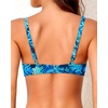 image:imageYonique Women Underwire Bikini Top  2026 Push Up Swimsuit Tops Padded Bra Bahting SuitBlue Leaves