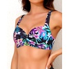 image:imageYonique Women Underwire Bikini Top  2026 Push Up Swimsuit Tops Padded Bra Bahting SuitColorful Black Floral