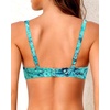 image:imageYonique Women Underwire Bikini Top  2026 Push Up Swimsuit Tops Padded Bra Bahting SuitGreen Paisley