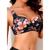 image:imageYonique Women Underwire Bikini Top  2026 Push Up Swimsuit Tops Padded Bra Bahting SuitPink  Floral