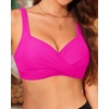 image:imageYonique Women Underwire Bikini Top  2026 Push Up Swimsuit Tops Padded Bra Bahting SuitPink
