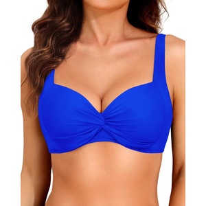 image:imageYonique Women Underwire Bikini Top  2026 Push Up Swimsuit Tops Padded Bra Bahting SuitRoyal Blue