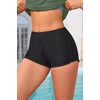 image:image3 Piece Tankini Bathing Suit with Sports Bra and Athletic Swim Shorts  Supportive Removable Bra High Waisted Tummy Control Boyshort Loose Tank Top Racerback Quick Drying Vacation SwimwearGreen and Stripe