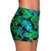 image:imageSwim Shorts Tankini Bottoms Mid Waist Swimsuit Bottoms Available in Plus  Elastic Band For Flat Stomach Boyleg Hem For AntiChafing Flat Seams To Avoid Rubbing Active Design For Pool AerobicsGreen Leaf