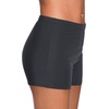 image:imageSwim Shorts Tankini Bottoms Mid Waist Swimsuit Bottoms Available in Plus  Elastic Band For Flat Stomach Boyleg Hem For AntiChafing Flat Seams To Avoid Rubbing Active Design For Pool AerobicsDark Grey