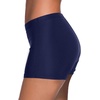 image:imageSwim Shorts Tankini Bottoms Mid Waist Swimsuit Bottoms Available in Plus  Elastic Band For Flat Stomach Boyleg Hem For AntiChafing Flat Seams To Avoid Rubbing Active Design For Pool Aerobics03 Navy Blue