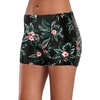 image:imageSwim Shorts Tankini Bottoms Mid Waist Swimsuit Bottoms Available in Plus  Elastic Band For Flat Stomach Boyleg Hem For AntiChafing Flat Seams To Avoid Rubbing Active Design For Pool AerobicsTeal Floral