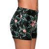 image:imageSwim Shorts Tankini Bottoms Mid Waist Swimsuit Bottoms Available in Plus  Elastic Band For Flat Stomach Boyleg Hem For AntiChafing Flat Seams To Avoid Rubbing Active Design For Pool AerobicsTeal Floral