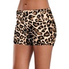 image:imageSwim Shorts Tankini Bottoms Mid Waist Swimsuit Bottoms Available in Plus  Elastic Band For Flat Stomach Boyleg Hem For AntiChafing Flat Seams To Avoid Rubbing Active Design For Pool Aerobics03 Leopard