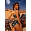 image:imageWomen High Waisted Bikini One Shoulder Two Piece Full Coverage SwimsuitsSun and Moon