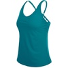 image:imageWomens Tankini Top Only Athletic Swim Top Modest Tankini Swimsuit No Bottom  V Neck Adjustable Strap Cross Geometric Straps Removable cup Loose fit Full LiningTeal