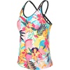 image:imageWomens Tankini Top Only Athletic Swim Top Modest Tankini Swimsuit No Bottom  V Neck Adjustable Strap Cross Geometric Straps Removable cup Loose fit Full LiningColorful Floral