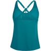 image:imageWomens Tankini Top Only Athletic Swim Top Modest Tankini Swimsuit No Bottom  V Neck Adjustable Strap Cross Geometric Straps Removable cup Loose fit Full LiningTeal