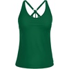 image:imageWomens Tankini Top Only Athletic Swim Top Modest Tankini Swimsuit No Bottom  V Neck Adjustable Strap Cross Geometric Straps Removable cup Loose fit Full LiningGreen