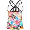 image:imageWomens Tankini Top Only Athletic Swim Top Modest Tankini Swimsuit No Bottom  V Neck Adjustable Strap Cross Geometric Straps Removable cup Loose fit Full LiningColorful Floral