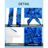 image:imageYonique Womens Blouson Tankini Swim Top Loose Fit Strappy Bathing Suit  Removable cups for custom shaping Tummy Control SwimwearBlue Paisley