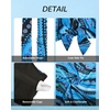 image:imageYonique Womens Blouson Tankini Swim Top Loose Fit Strappy Bathing Suit  Removable cups for custom shaping Tummy Control SwimwearBlue Ripples