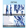 image:imageYonique Womens Blouson Tankini Swim Top Loose Fit Strappy Bathing Suit  Removable cups for custom shaping Tummy Control SwimwearBlue Tie Dye