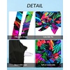 image:imageYonique Womens Blouson Tankini Swim Top Loose Fit Strappy Bathing Suit  Removable cups for custom shaping Tummy Control SwimwearColorful Leaves1