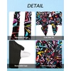 image:imageYonique Womens Blouson Tankini Swim Top Loose Fit Strappy Bathing Suit  Removable cups for custom shaping Tummy Control SwimwearColorful Paisley