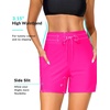 image:imageYonique Womens Swim Shorts Bathing Suits Bottoms Swimsuit BottomsAvailable in PlusWith Pockets Hot Pink