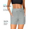 image:imageYonique Womens Swim Shorts Bathing Suits Bottoms Swimsuit BottomsAvailable in PlusWith Pockets Light Gray