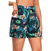 image:imageYonique Womens Swim Shorts Bathing Suits Bottoms Swimsuit BottomsAvailable in PlusWith Pockets Tropic Leaves