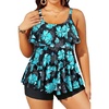 Blue Green Floral