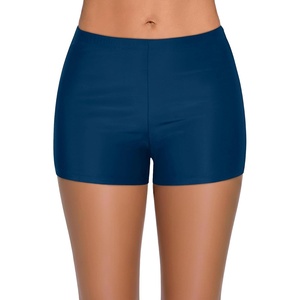 image:imageSwim Shorts Tankini Bottoms Mid Waist Swimsuit Bottoms Available in Plus  Elastic Band For Flat Stomach Boyleg Hem For AntiChafing Flat Seams To Avoid Rubbing Active Design For Pool AerobicsPeacock Blue